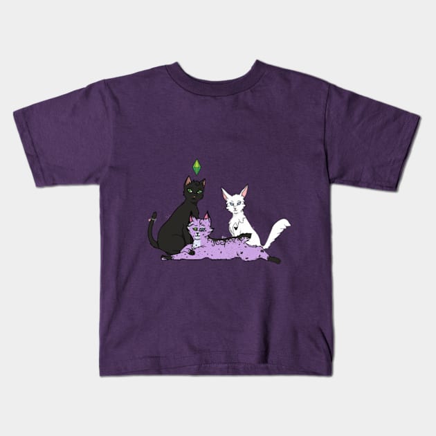 3 Friends Kids T-Shirt by SarcasticLynx